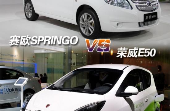 榮威E50/賽歐SPRINGO 上汽電動(dòng)車(chē)型展示