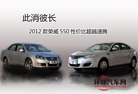此消彼長 2012款榮威550性價(jià)比超越速騰