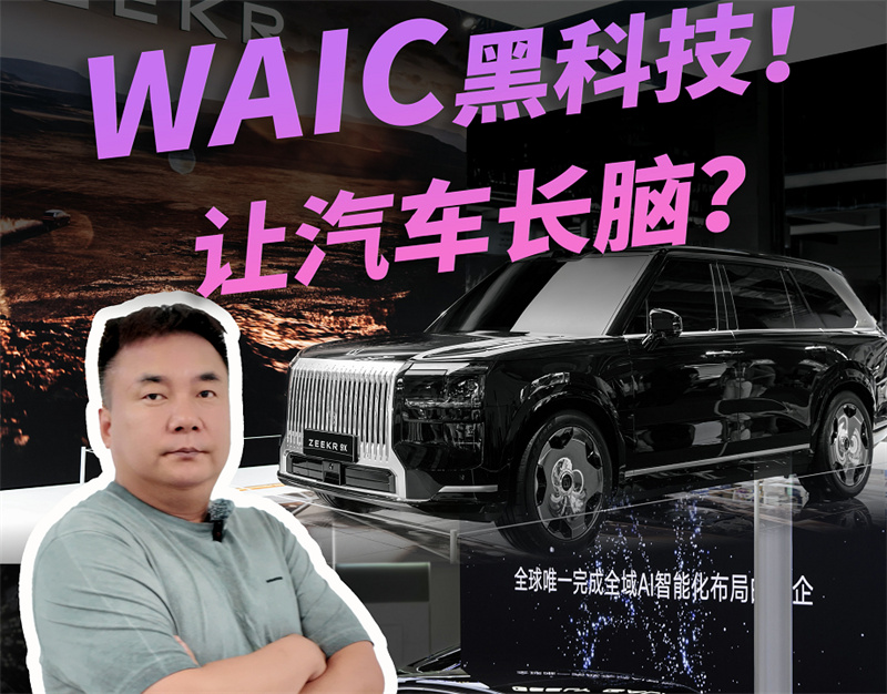 WAIC黑科技：極氪如何讓車“長出大腦”？