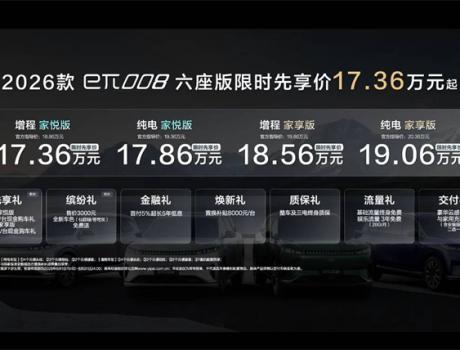 座座都是頭等座！2026款東風(fēng)奕派eπ008六座版全新上市