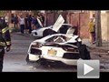 當(dāng)場(chǎng)斷兩截 蘭博基尼Aventador悲劇車禍